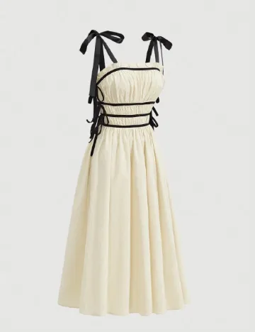 Rochie medie SHEIN, crem