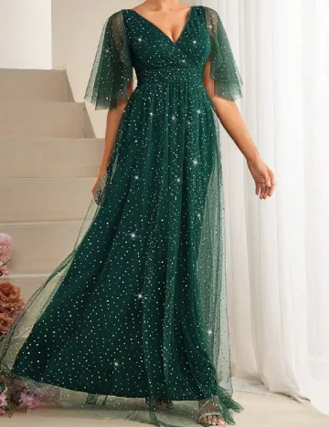 Rochie lunga SHEIN, verde