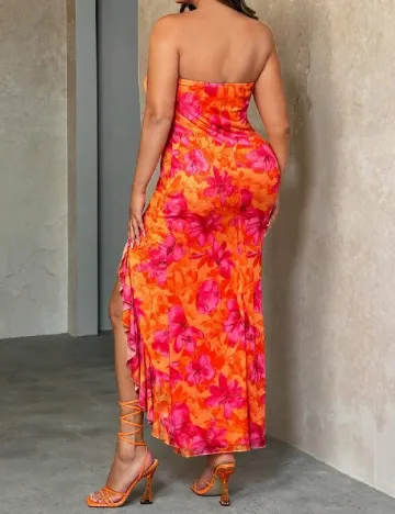 Rochie lunga SHEIN CURVE, floral print