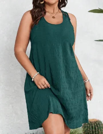 Rochie scurta SHEIN CURVE, verde