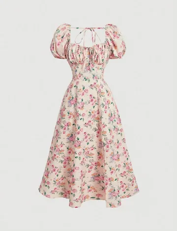 Rochie medie SHEIN CURVE, floral print