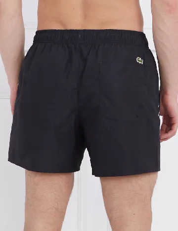 Short de baie Lacoste, negru