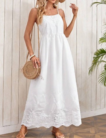Rochie lunga Emery Rose, alb