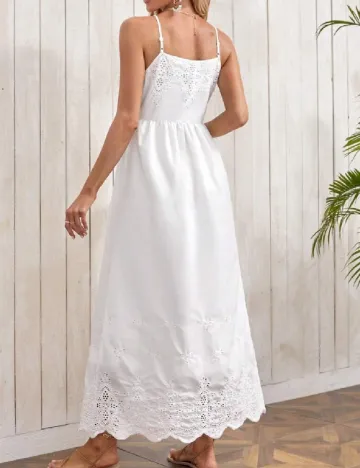 Rochie lunga Emery Rose, alb