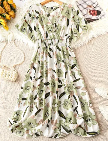 Rochie medie SHEIN CURVE, floral print