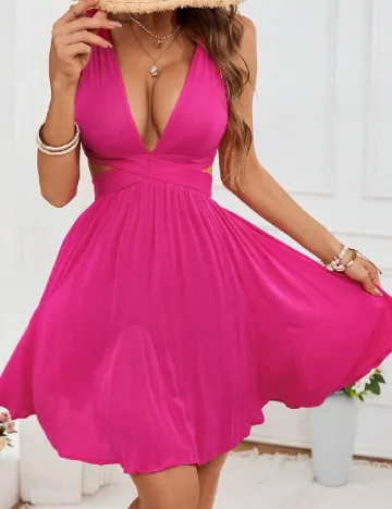 Rochie scurta SHEIN, roz