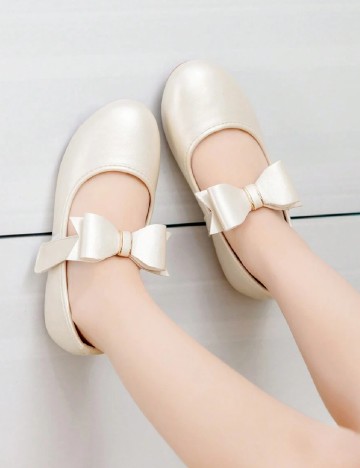 Pantofi Shein Kids, bej