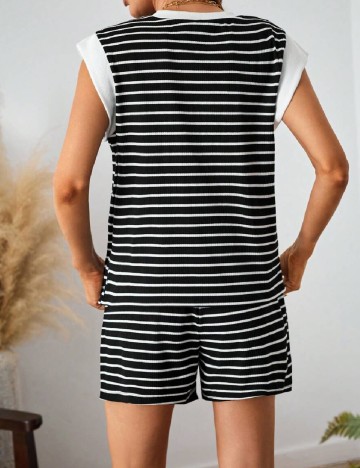Compleu SHEIN, negru/alb