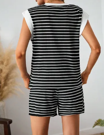 Compleu SHEIN, negru/alb