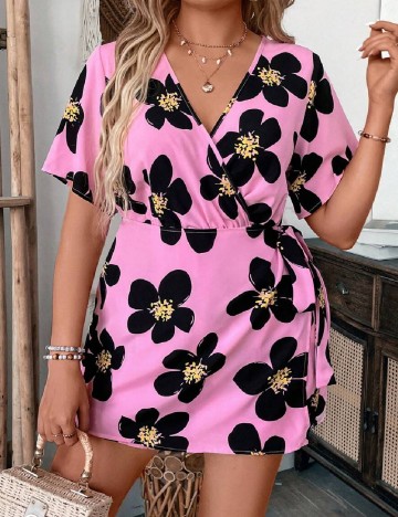 Salopeta SHEIN CURVE, roz
