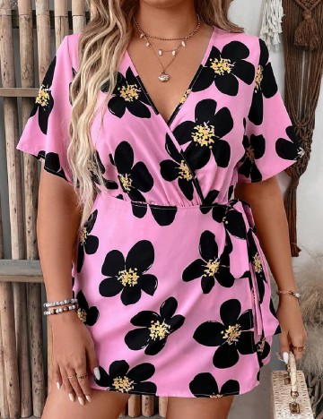 Salopeta SHEIN CURVE, roz