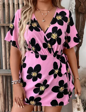 Salopeta SHEIN CURVE, roz