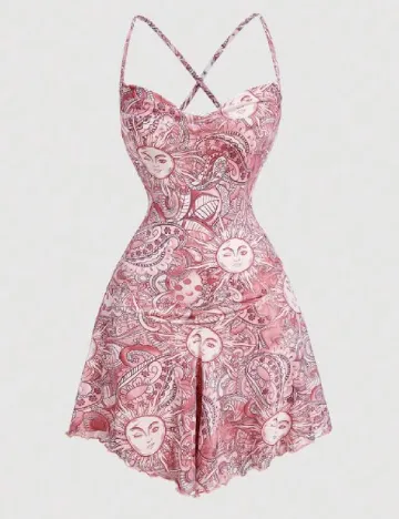 Rochie scurta SHEIN, roz