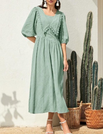 Rochie medie SHEIN, verde