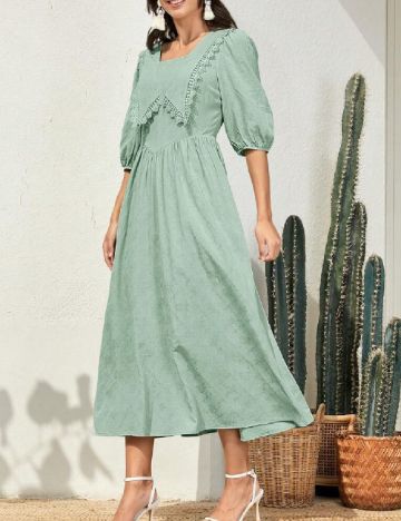 Rochie medie SHEIN, verde