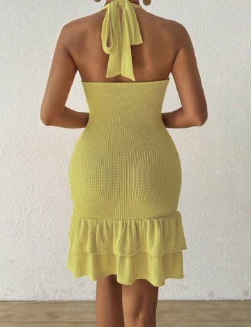 Rochie scurta SHEIN, galben