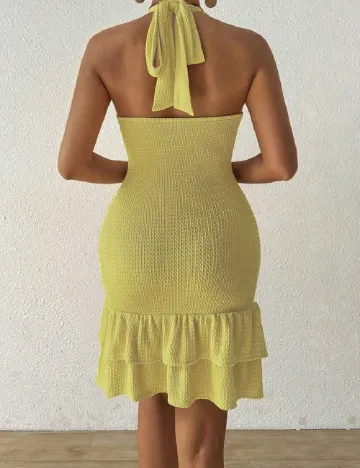 Rochie scurta SHEIN, galben