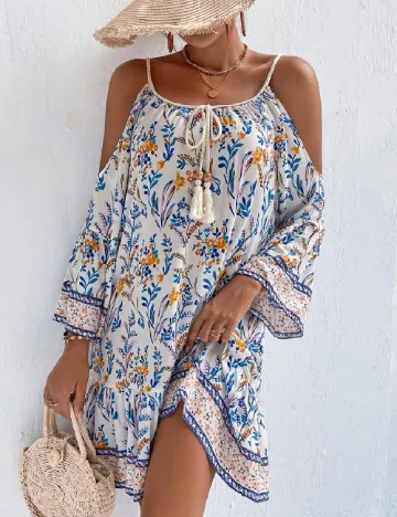 Rochie scurta SHEIN, floral print