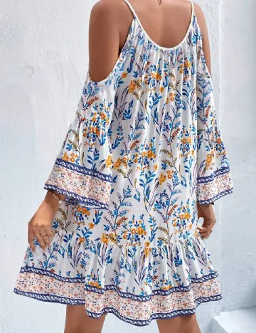 Rochie scurta SHEIN, floral print