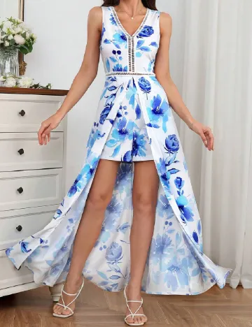 Rochie lunga SHEIN, floral print