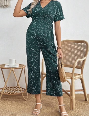 Salopeta SHEIN Maternity, verde
