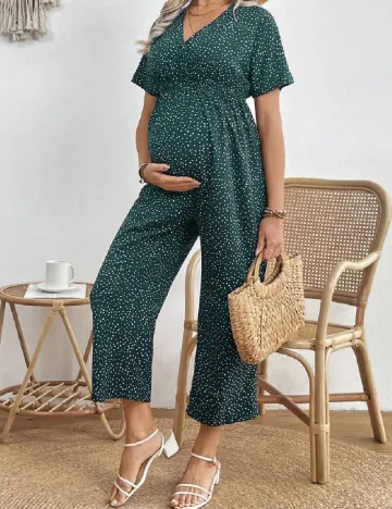 Salopeta SHEIN Maternity, verde
