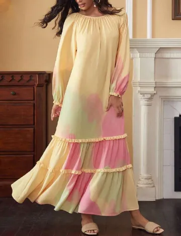 Rochie lunga SHEIN, galben