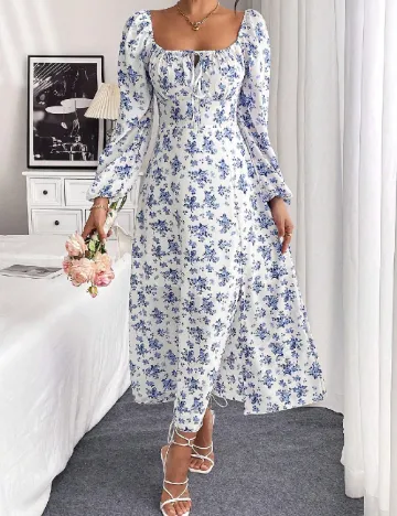 Rochie medie SHEIN, alb