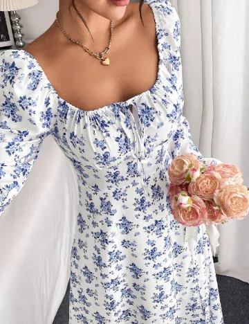 Rochie medie SHEIN, alb