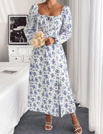 Rochie medie SHEIN, alb
