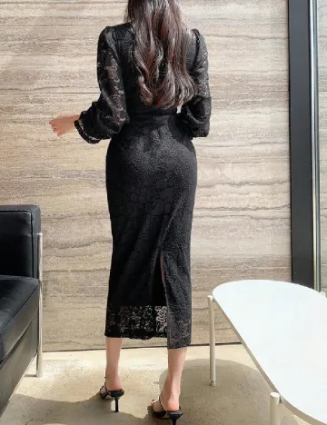 Rochie medie Dazy, negru