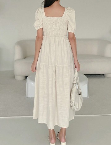 Rochie medie SHEIN, crem