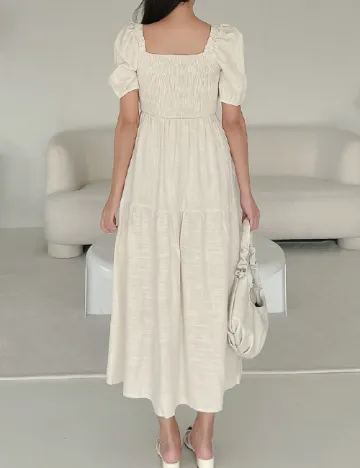 Rochie medie SHEIN, crem