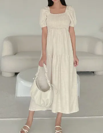 Rochie medie SHEIN, crem