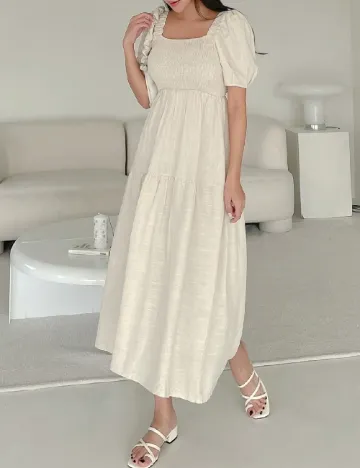 Rochie medie SHEIN, crem