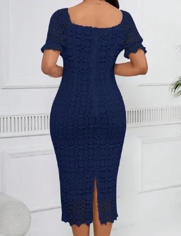 Rochie medie SHEIN, bleumarin
