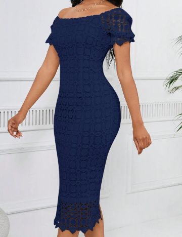 Rochie medie SHEIN, bleumarin