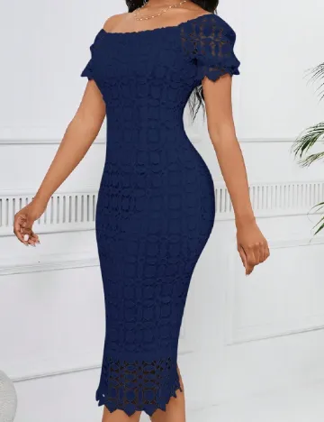 Rochie medie SHEIN, bleumarin
