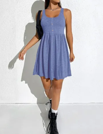 Rochie scurta SHEIN, albastru