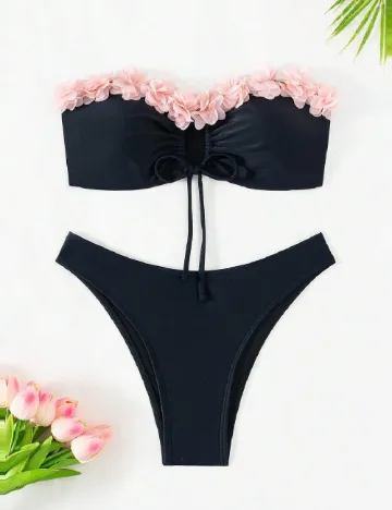 Costum de baie SHEIN, negru