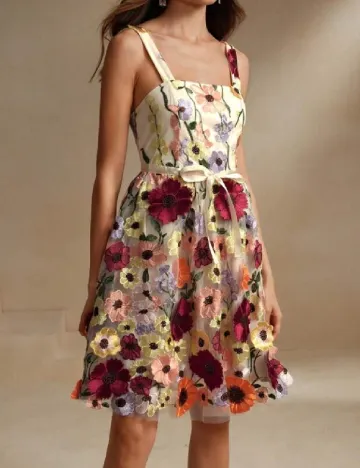Rochie scurta SHEIN, floral print