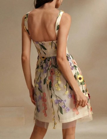 Rochie scurta SHEIN, floral print