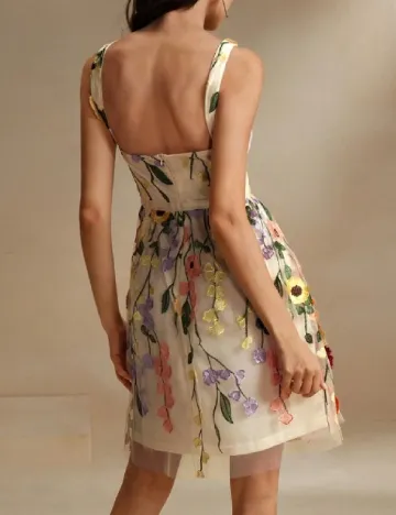 Rochie scurta SHEIN, floral print