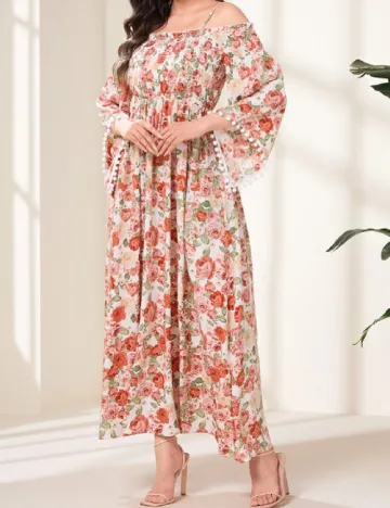 Rochie lunga SHEIN, floral print