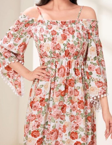 Rochie lunga SHEIN, floral print