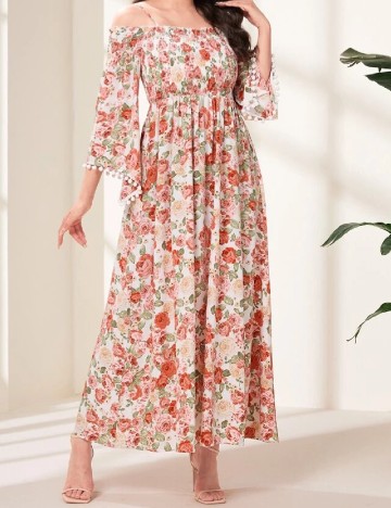 Rochie lunga SHEIN, floral print
