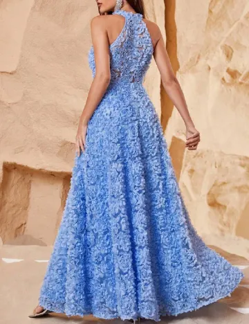 Rochie lunga Faeriesty, albastru