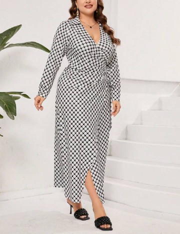 Rochie lunga SHEIN CURVE, mix culori