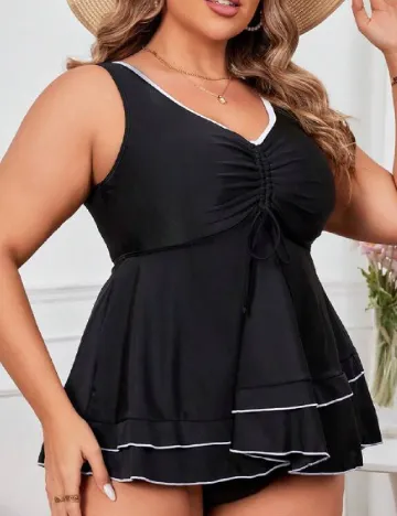 Costum de baie SHEIN CURVE, negru