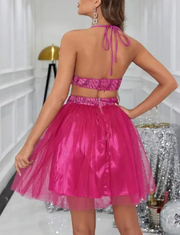 Rochie scurta SHEIN, roz